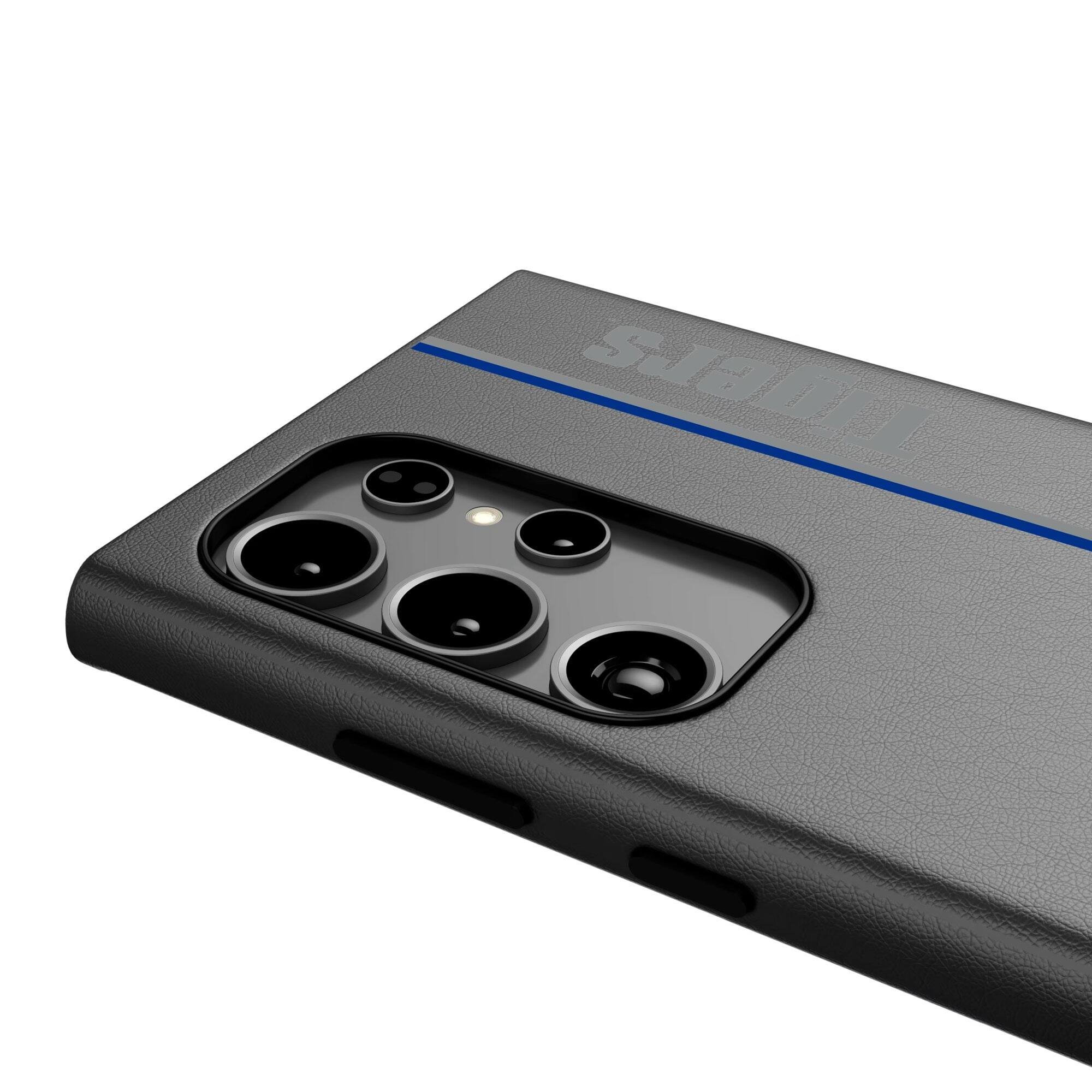 Alt View 2. Keyscaper - Memphis Tigers Galaxy Magnetic Bump Case - S25 Ultra - Black.