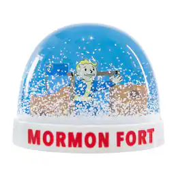 Fallout - New Vegas Mormon Fort 2.87 Inch Snow Globe - Blue