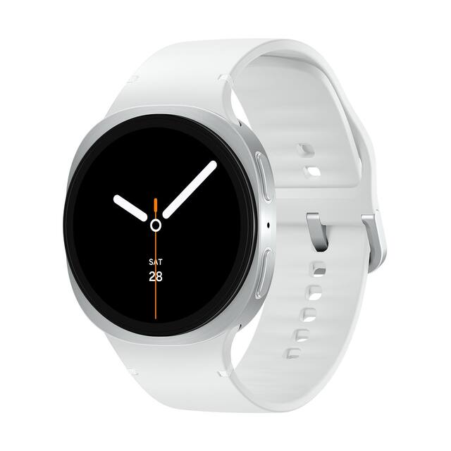 Samsung - Galaxy Watch8 Aluminum Smartwatch 44mm BT - Silver - (2025)