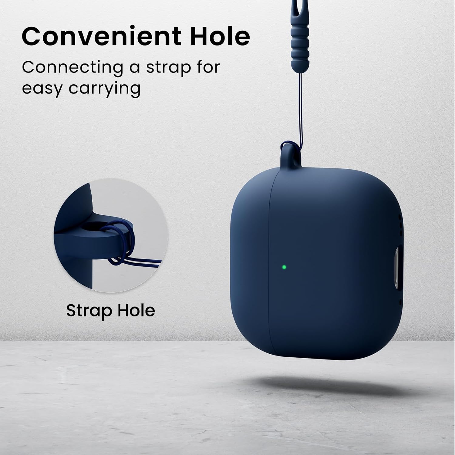 Convenient Hole  
Connecting a strap for easy carrying  

Strap Hole