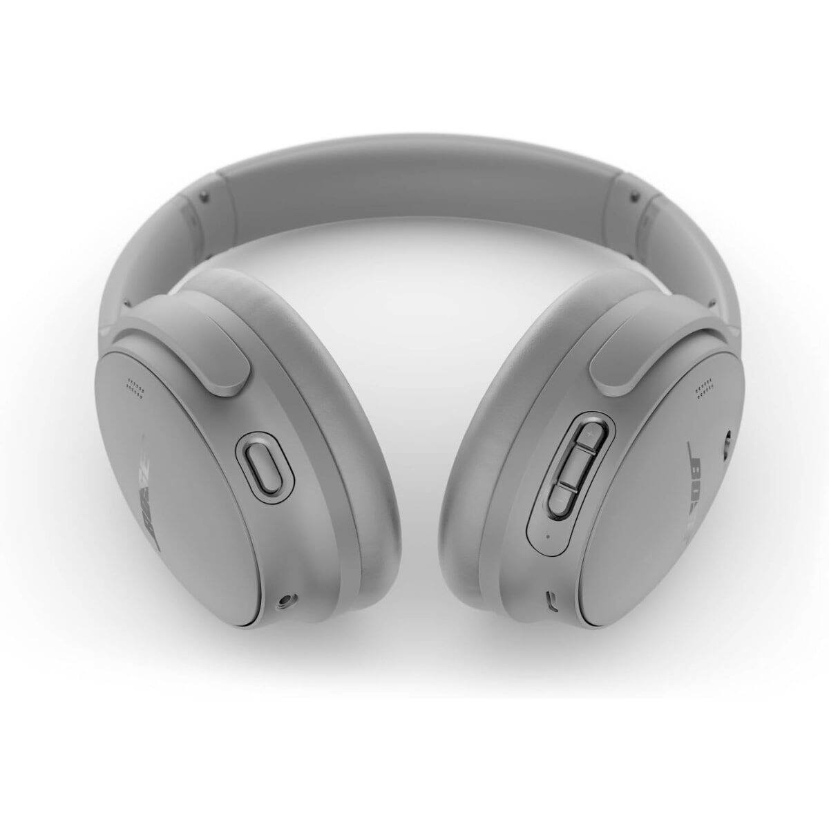 Alt View 5. Bose - Bose QuietComfort Wireless Noise Cancelling Over-Ear - White Smoke.