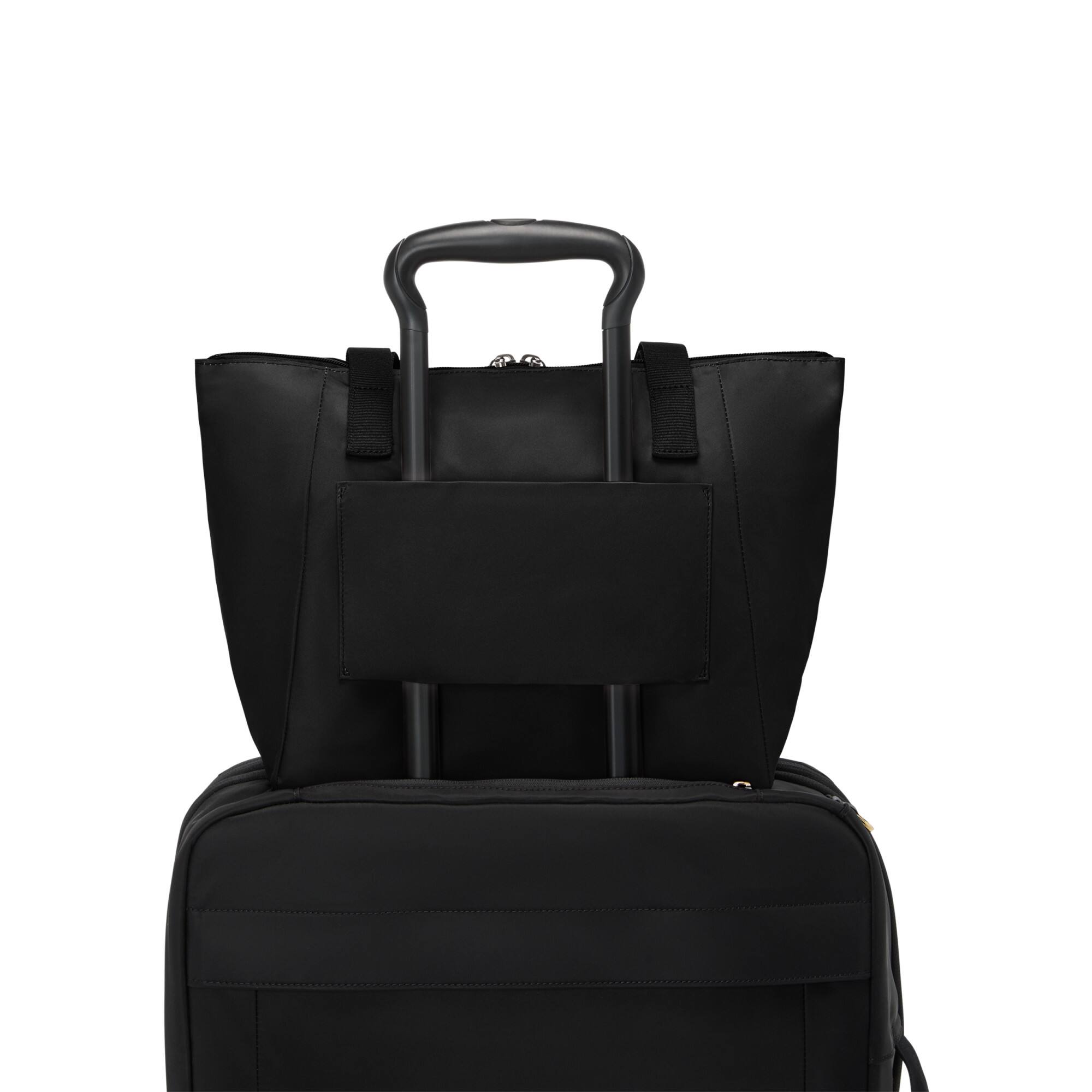 Alt View 1. TUMI - Voyageur Just In Case Small Tote Bag - Black/GunMetal.