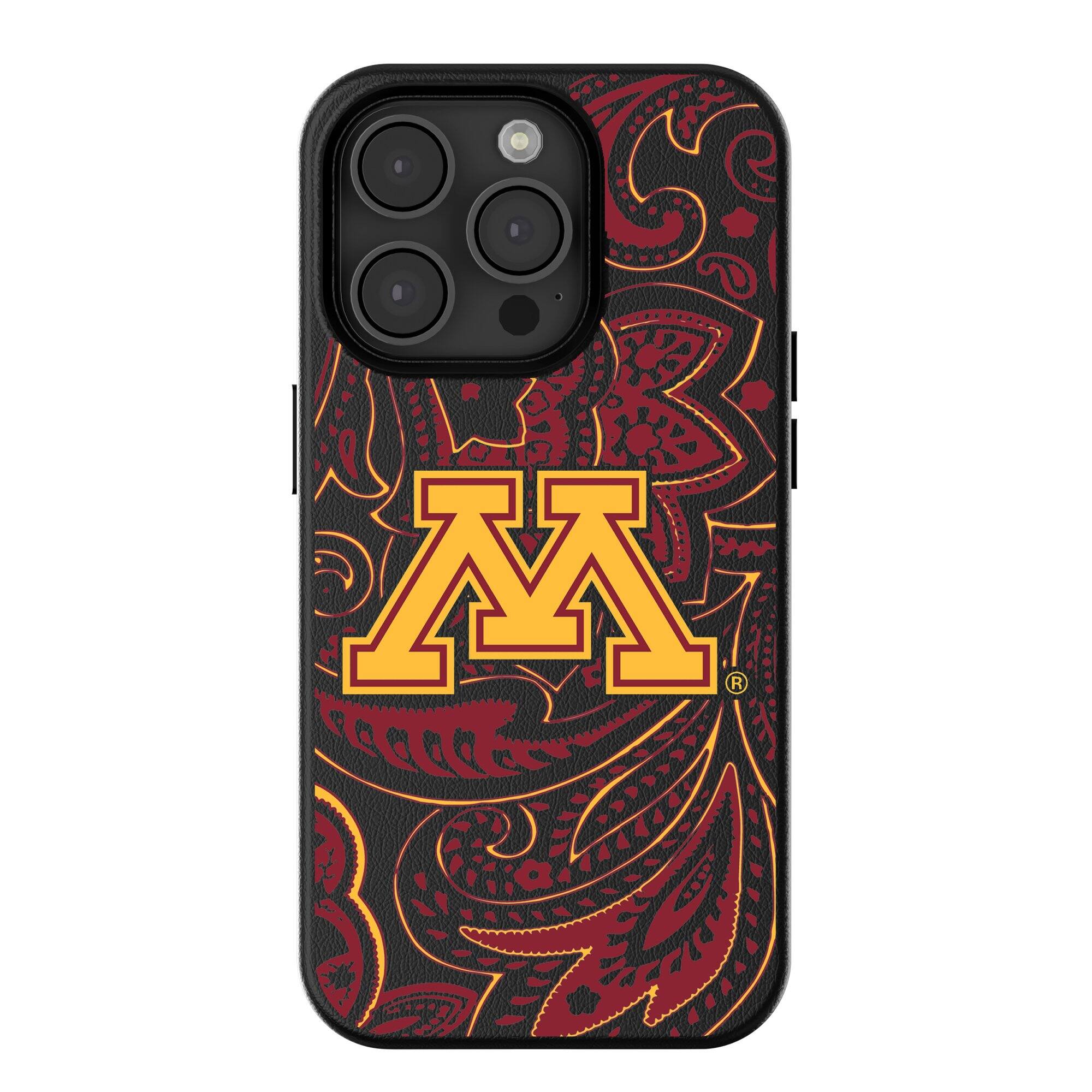 Keyscaper - NCAA - Minnesota Golden Gophers Paisley iPhone Magnetic Bump Case - 16 Pro Max - Black price history on PriceWatchPro