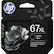 hp 67XL Black Noir
1 Original HP Ink Cartridge
Une cartouche d'encre d'origine HP