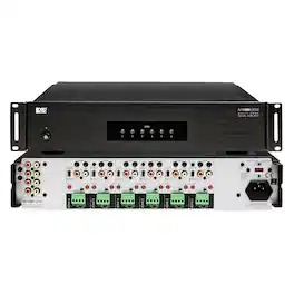 OSD Audio - MX1280 GEN2 6-Zone 12-Channel Class D Distributed Audio Amplifier with Front Panel Zone Switching - Black