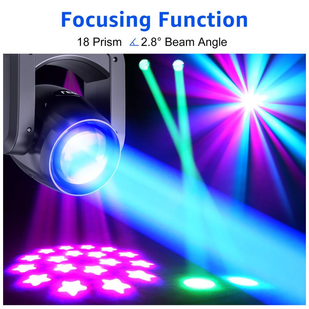 Focusing Function  
18 Prism  
2.8° Beam Angle