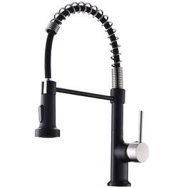 Single Handle Gooseneck Pull Down Sprayer Kitchen Faucet