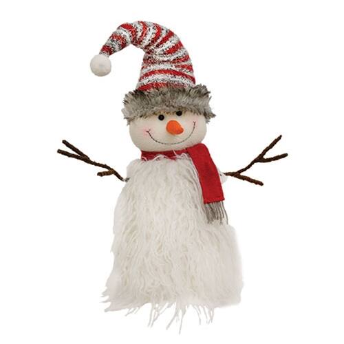 Front. BreeBe - *Plush Furry Snowman - Multi.