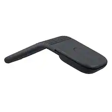 Front. Logitech - Mobi Fold Ultra-Portable Travel Bluetooth Mouse with Touch Scroll and Quiet Clicks - Graphite.