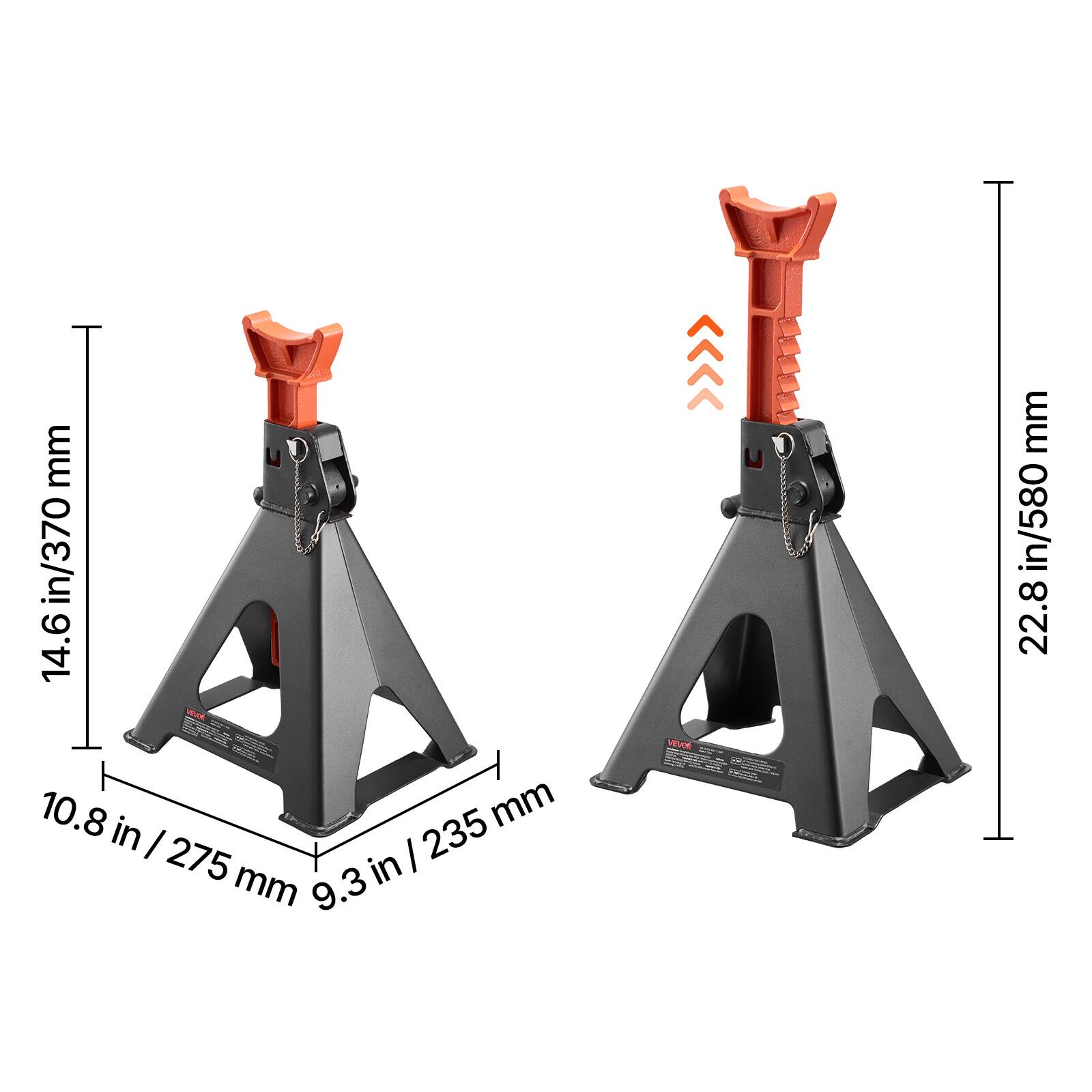 14.6 in/370 mm  
10.8 in/275 mm  
9.3 in/235 mm  
22.8 in/580 mm