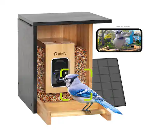 Phone not included bird feeder