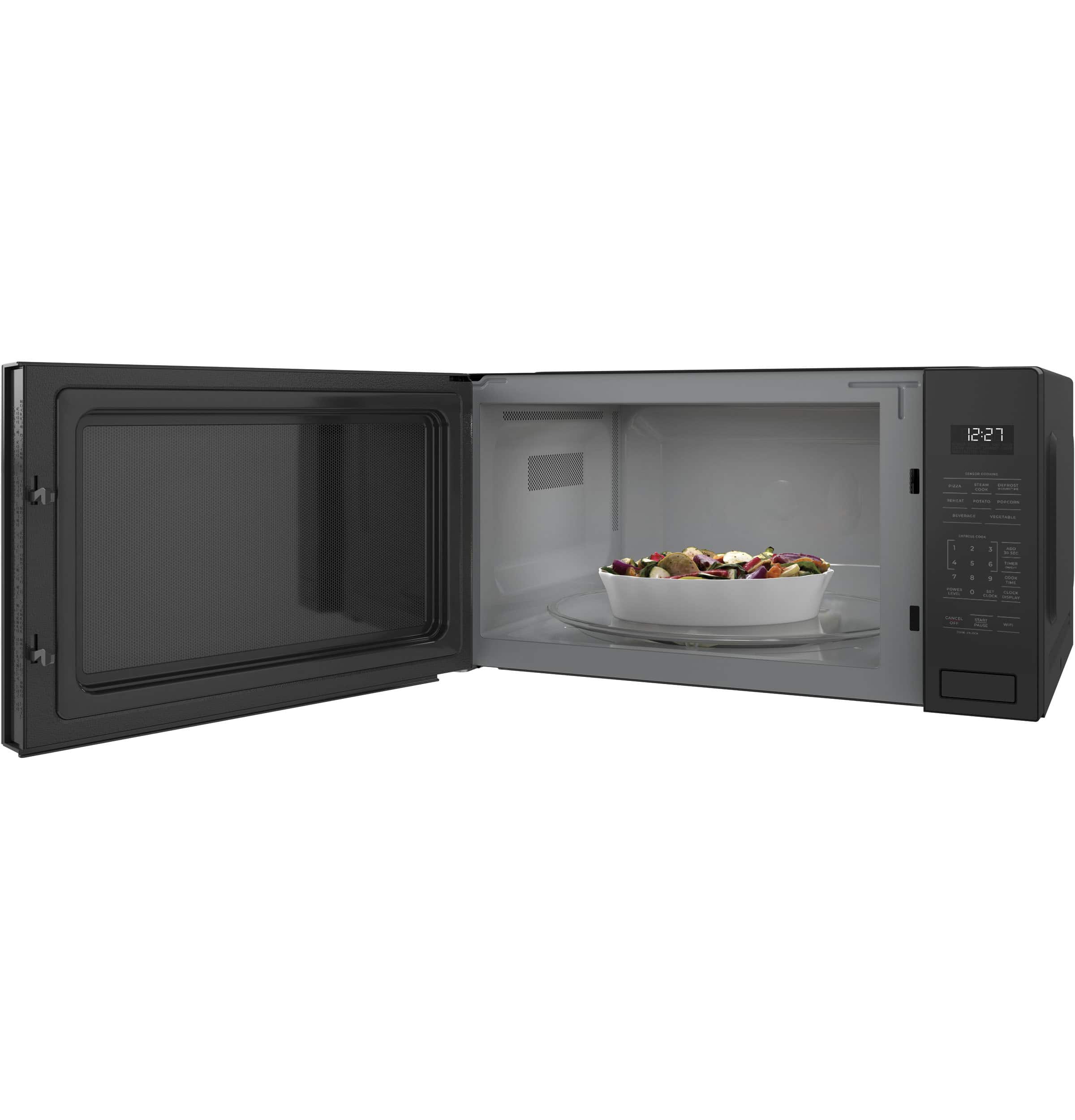Alt View 13. Monogram - 2.2 Cu. Ft. Built-In Microwave with Sensor Cooking and Glass Touch Controls - Stainless Steel.