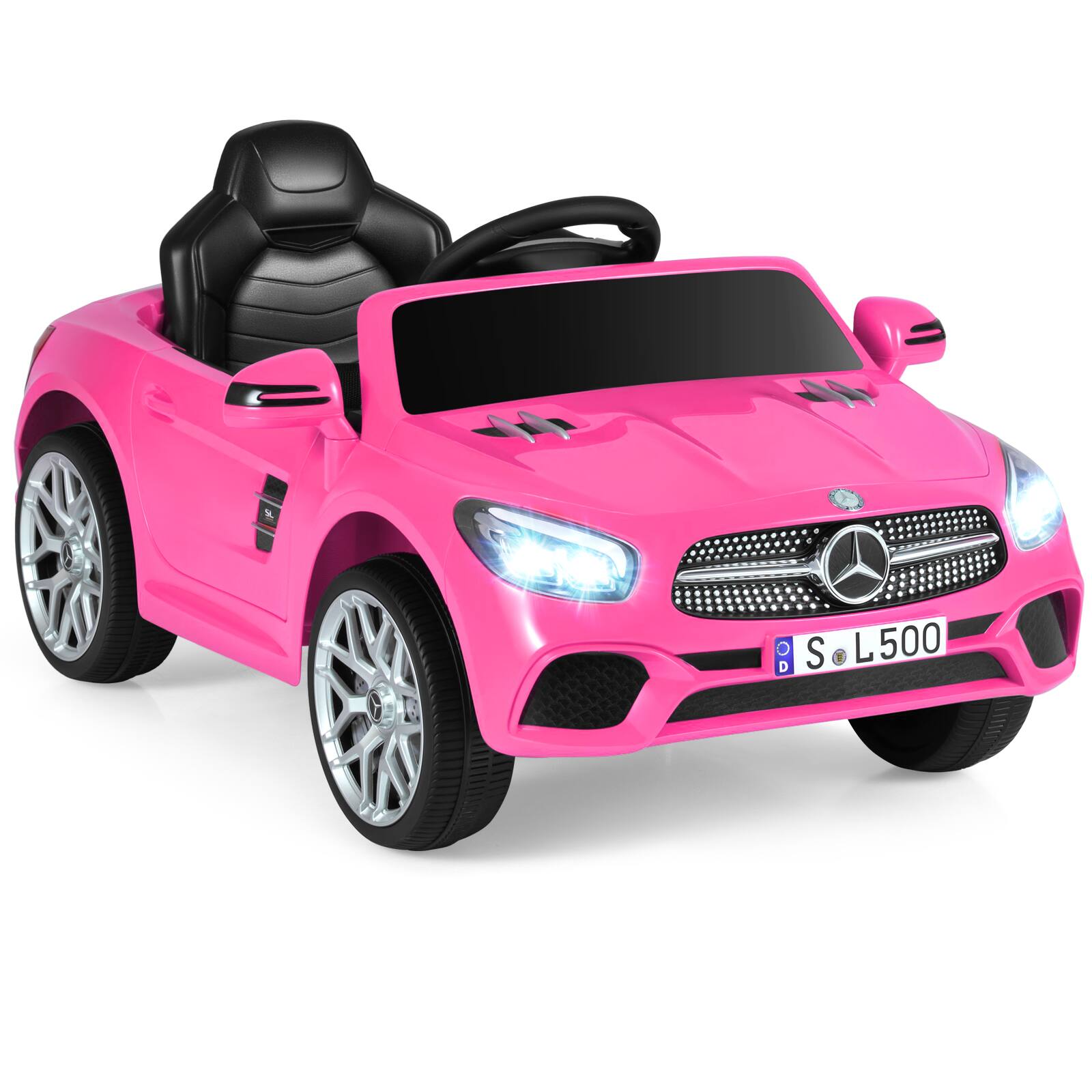 Alt View 9. Ecooso - 12V Licensed Kids Ride On Car with Remote Control and Music.