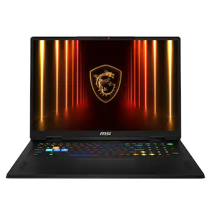 Front. MSI - Vector 18 HX AI 18" 240Hz QHD+ Gaming Laptop - Intel Ultra 9-275HX - GeForce RTX 5090 - 32GB Memory - 1TBSSD - Cosmo Gray.