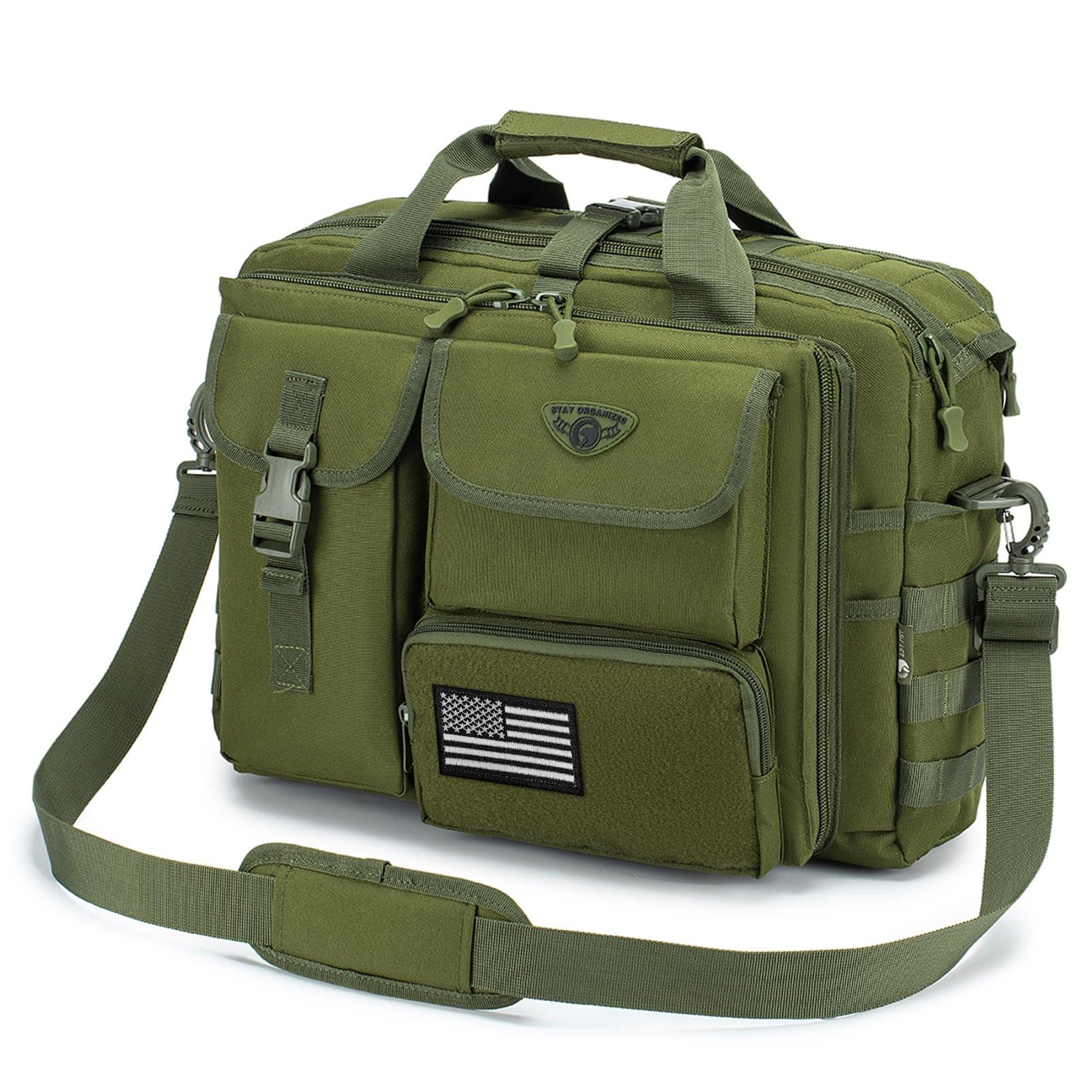Skar Audio - Messenger Bag Briefcase For Man Laptop / /17.3 Shoulder Work We Care Your LaptopAs a laptop bag, we seriously - Green 18inch Large