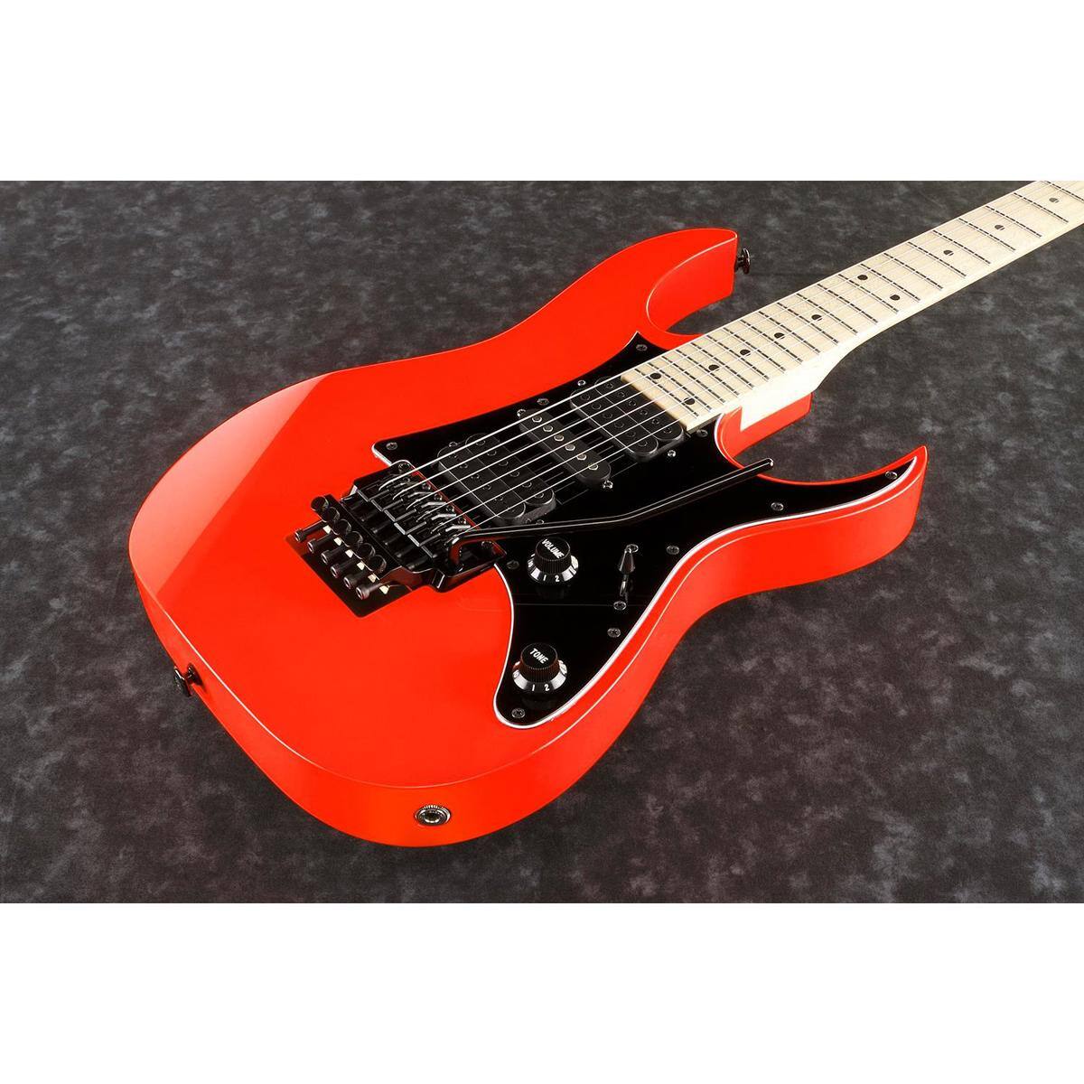 Alt View 3. Ibanez - Ibanez RG550 Genesis 2018 Electric Guitar, Maple Fingerboard,Road Flare Red.