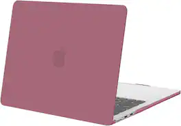 mosiso - Laptop Case for MacBook Air 13 inch Case M5 A3449 M4 A3240 M3 A3113 M2 A2681 2022-2026 - Dusty Pink