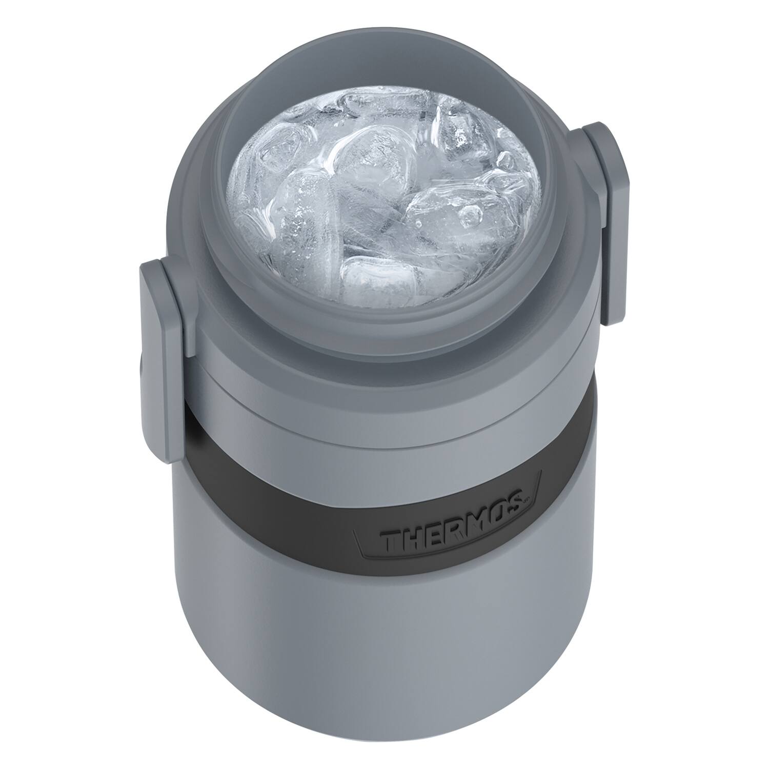 Left. Thermos - Thermos 32 oz. Foam Insulated Hydration Bottle - Charcoal - Charcoal.