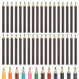 Unique Bargains - Colored Pencils, Cute Oil-Based Drawing Pencils for Adult Coloring, Artists, Beginners, 36pcs - Dark Purple