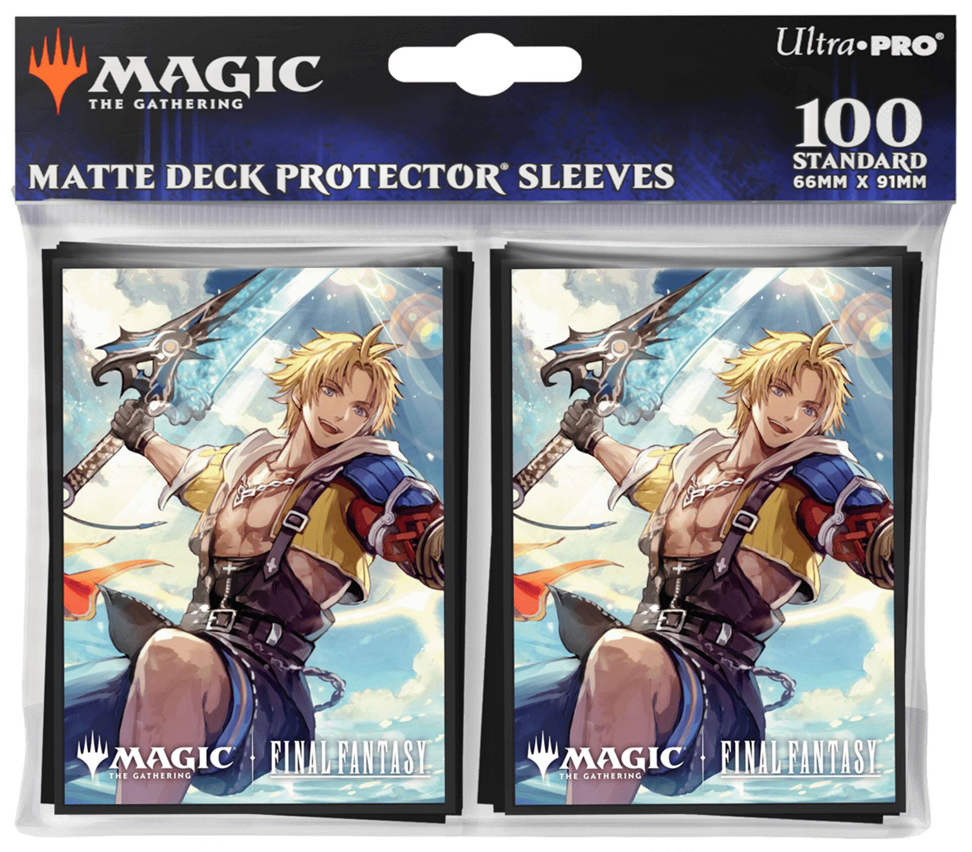 MAGIC THE GATHERING  
MATTE DECK PROTECTOR SLEEVES  
Ultra PRO  
100 STANDARD  
66MM x 91MM  
MAGIC FINAL FANTASY  
THE GATHERING