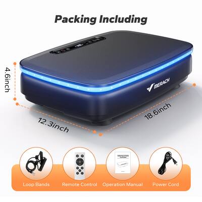 MERACH LED Light Vibration Plate Exercise Machine for Women Men, Bluetooth Speaker Whole Body Workout Fitness Platform Black MR-2439B1 - Best Buy MERACH LED Light Vibration Plate Exercise Machine for Women Men, Bluetooth Speaker Whole Body Workout Fitness Platform Black MR-2439B1 - Best Buy