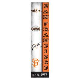 Fan Creations - San Francisco Giants 6" x 24" Progression Wood Sign - Multicolor