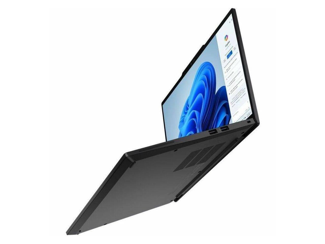 Alt View 2. Lenovo - Lenovo ThinkPad T14s Gen 5 14.0" Touch Screen Intel Core Ultra 7 165U 32GB Memory 1TB SSD Windows 11 Pro 21LS004FUS - Black.
