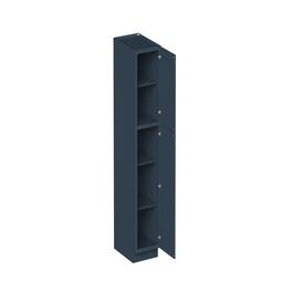 Boyel Living - 18-in W x 84-in H x 27-in D Shaker RTA Kitchen Pantry Tall Cabinet with Soft-Close - Charcoal Blue