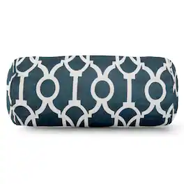 Majestic Home - Bolster Pillow Athens Navy - Blue