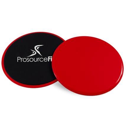 Front. ProsourceFit - ProsourceFit Core Sliders - Red.