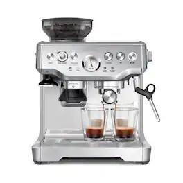 Breville - the Barista Express Espresso Machine with 15 bars of pressure, Milk Frother and integrated grinder - Stainless Steel