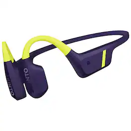 SUUNTO - AQUA Waterproof Open-Ear Swimming Bone Conduction Bluetooth Headphones with Built in MP3 Player - Lime - Blue