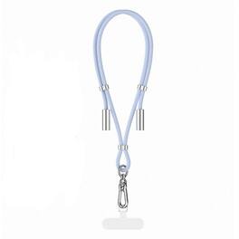 Topteng - 66W 2-in-1 Wearable Charging Cable - Phone Lanyard & Fast USB-C Cable for iPhone/Samsung/Android - Blue