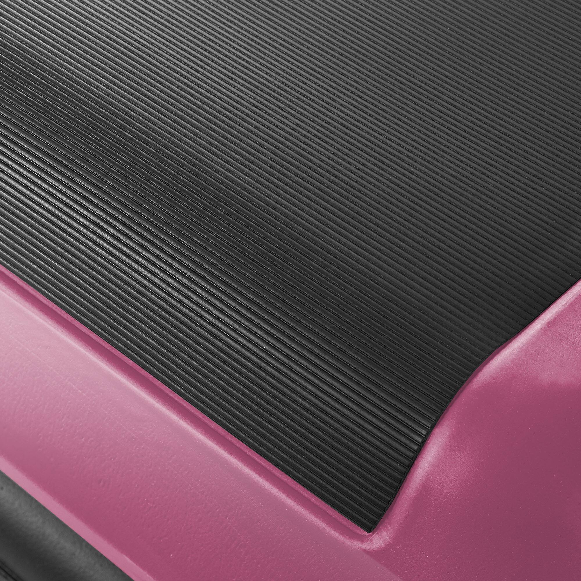 Alt View 3. Philosophy Gym - Aerobic Exercise Adjustable Step Platform Health Club Size w/ 4 Risers - Pink.