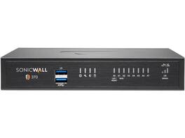 SonicWall - TZ370 Firewall Gen 7 w/ Total Secure 1-Year, Gen 6 Replacement | 03-SSC-8142 - Black