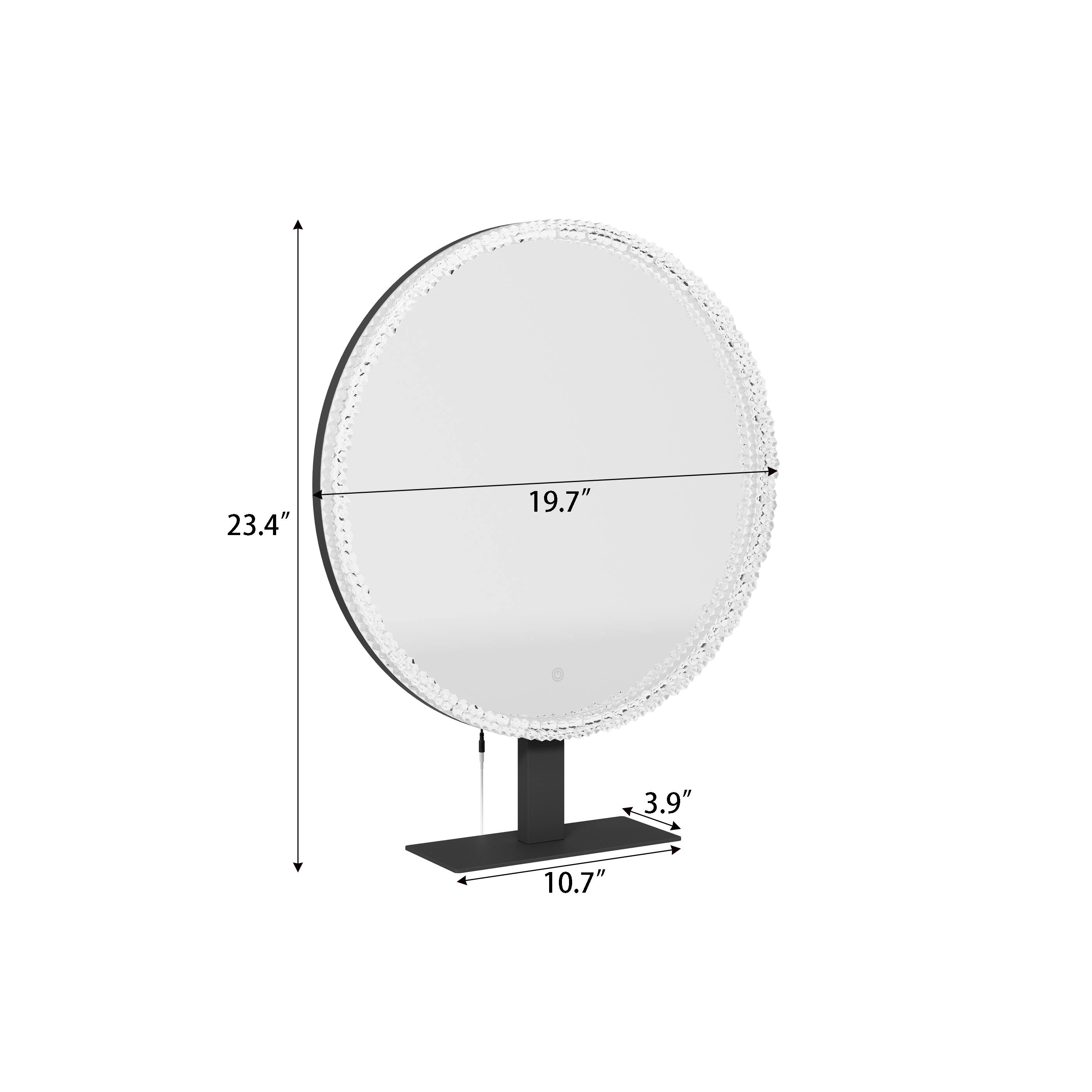 23.4" 19.7" 3.9" 10.7"