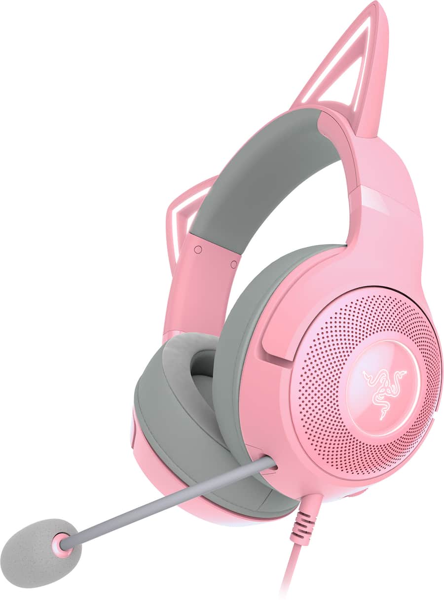 Razer Kraken Kitty V2 Wired Over the Ear Gaming Headset for PC Razer Kraken Kitty V2 Wired Over the Ear Gaming Headset for PC