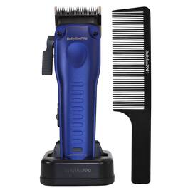 Babyliss - BaBylissPRO FXONE Compact Clipper with 9" Barberology Clipper Comb - Blue
