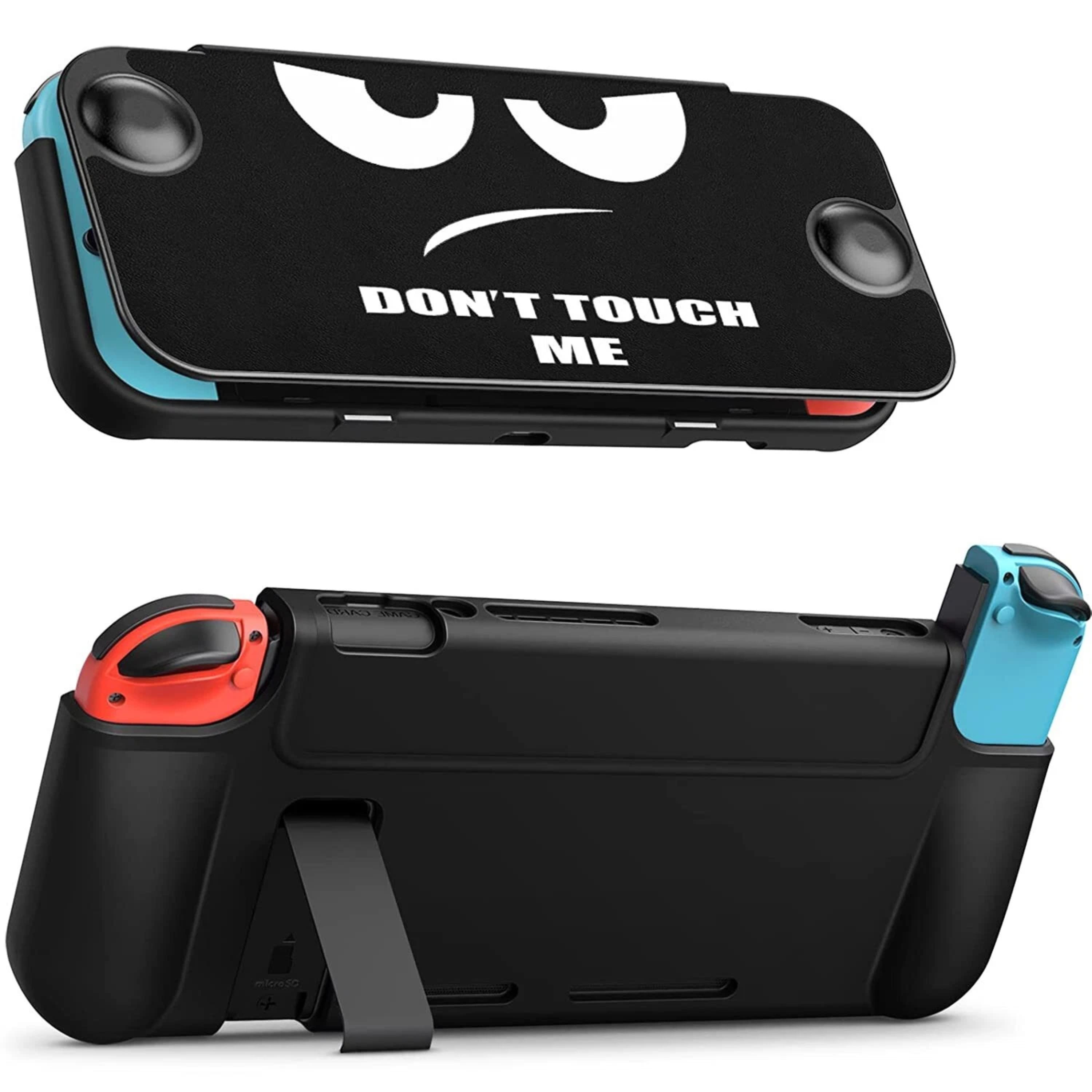 Kitcheniva - TPU Shell Flip Case For Nintendo Switch 2017 6.2 Inch - Black