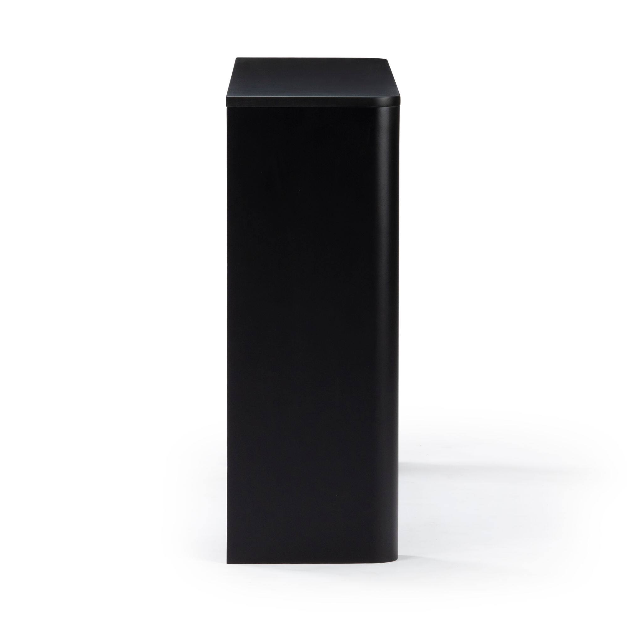 Alt View 3. Plank+Beam - Contour Console Table (46in / 1170mm), Black - Black.