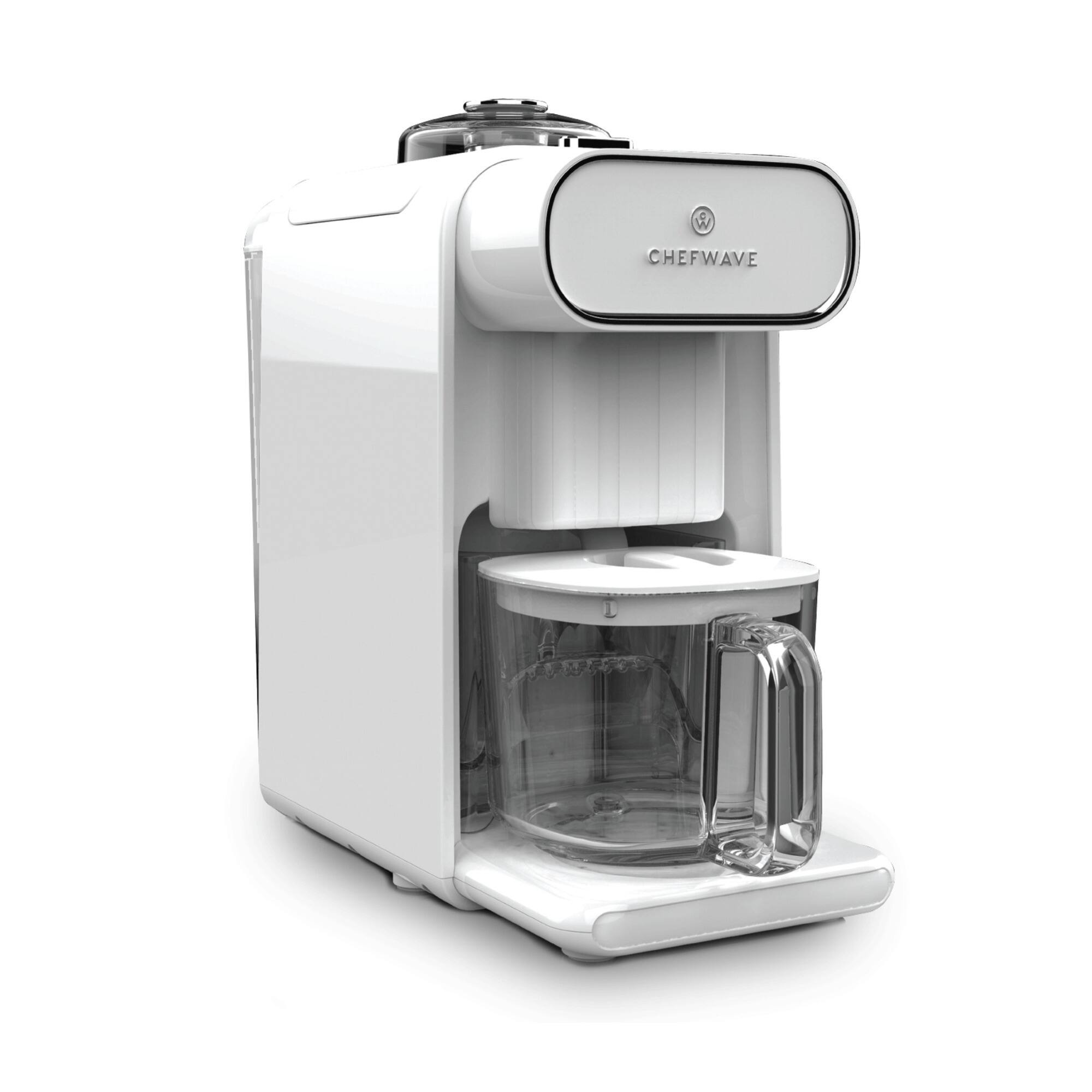Front. ChefWave - ChefWave Milkmade Non-Dairy Milk Maker with 6 Plant-Based Programs, Auto Clean - White.