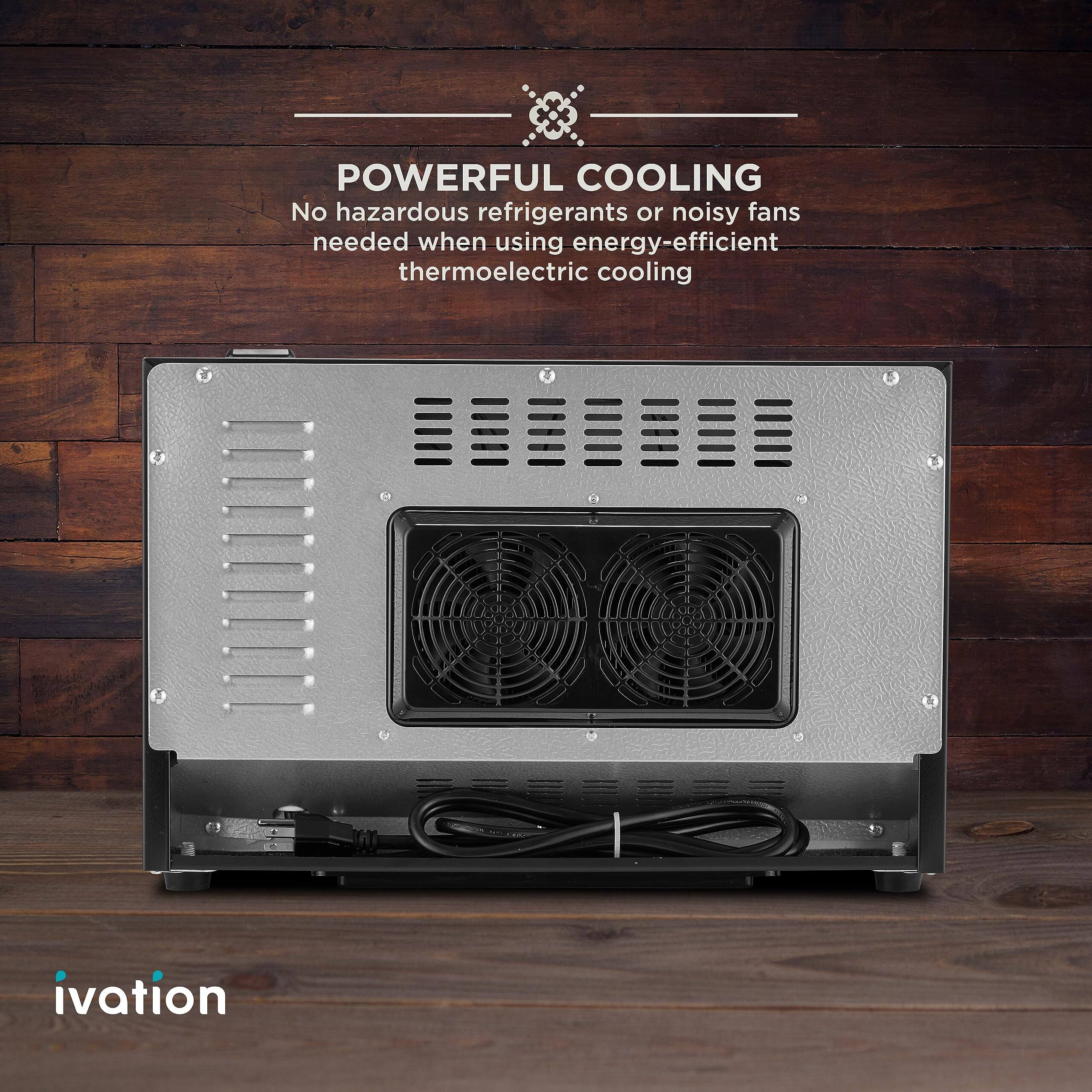 POWERFUL COOLING  
No hazardous refrigerants or noisy fans needed when using energy-efficient thermoelectric cooling