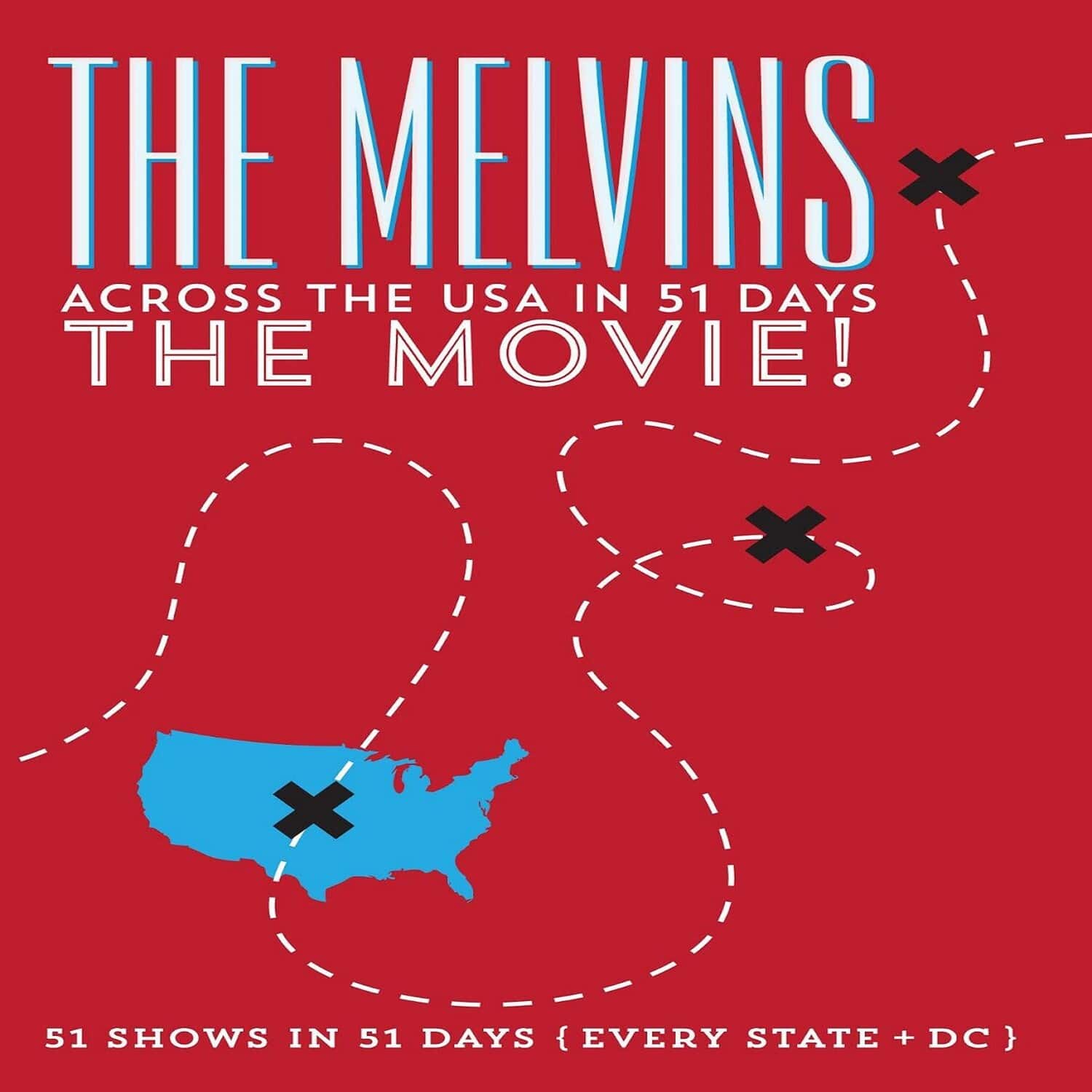 MELVINS Across the USA in 51 Days: The Movie   - DVD