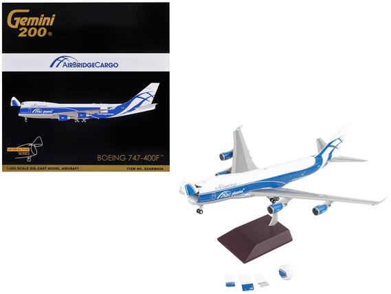 Gemini 200
AIRBRIDGECARGO
INTERACTIVE SERIES
BOEING 747-400F
1:200 SCALE DIE-CAST MODEL AIRCRAFT
ITEM NO. G2ABW934
AirBridgeCargo
ABC pharma