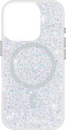 Front. Case-Mate - Case-Mate Twinkle Disco with MagSafe Case - iPhone 16 Pro - Twinkle Disco.