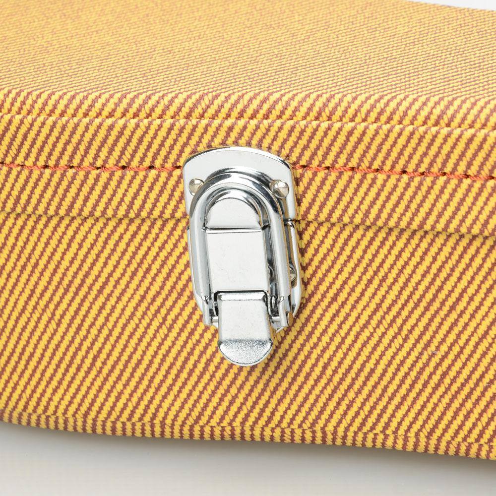 Alt View 1. Winado - Glarry 26" Deluxe Tenor Ukulele Hard Case PVC Artificial Leather Yellow.