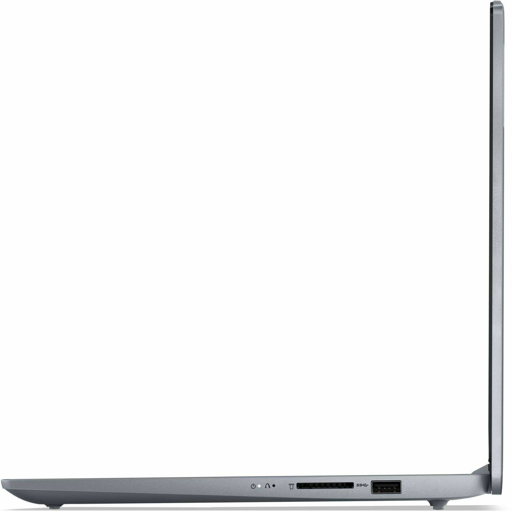 Alt View 8. Lenovo - Lenovo IdeaPad Slim 3 14" - Intel Core i3 i3-N305 - 8 GB - 256 GB SSD - Windows 11 Home - Arctic Gray.
