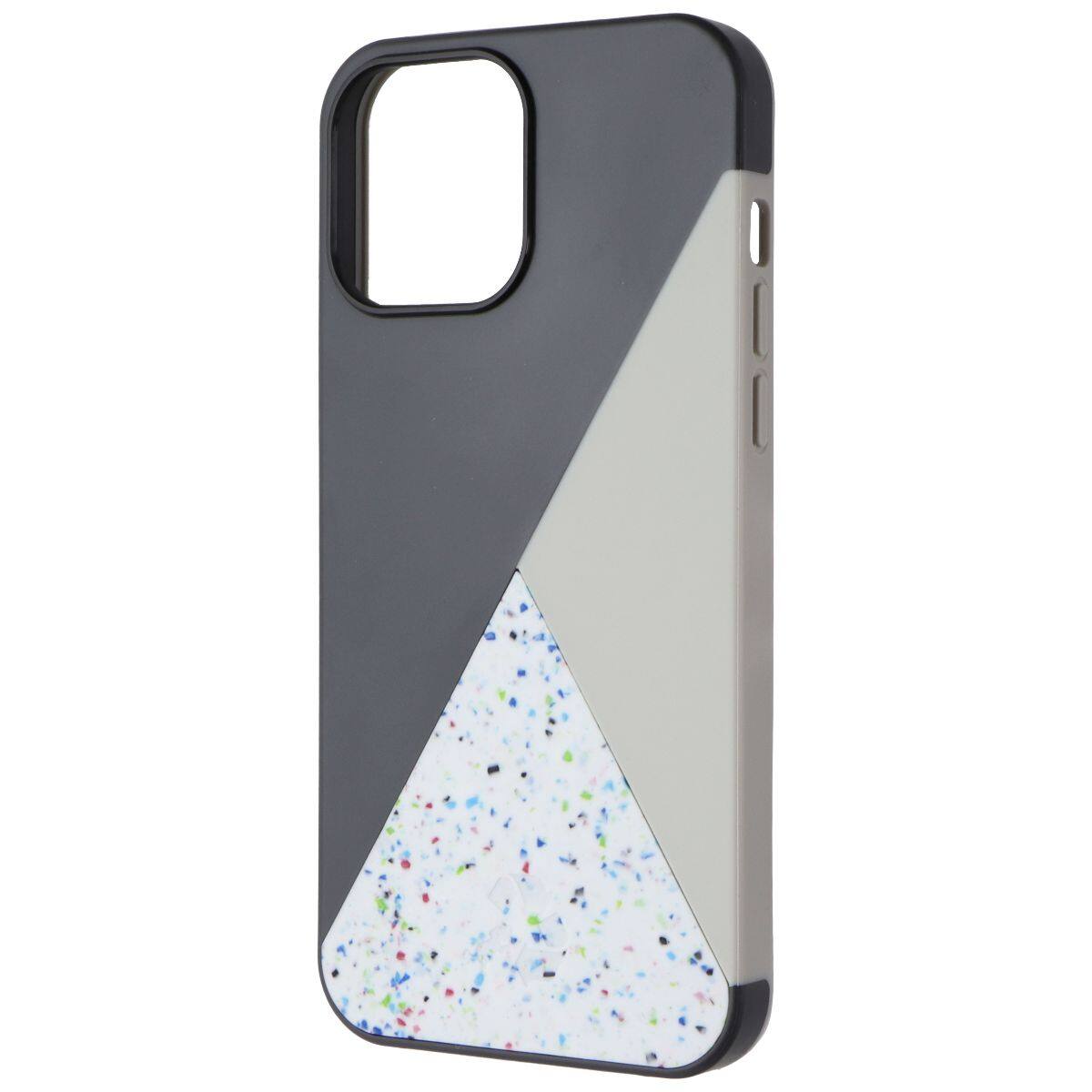 Front. Nimble - Nimble Spotlight Series Protective Case for Apple iPhone 13 Pro Max - Gray/Teal - Multicolor.