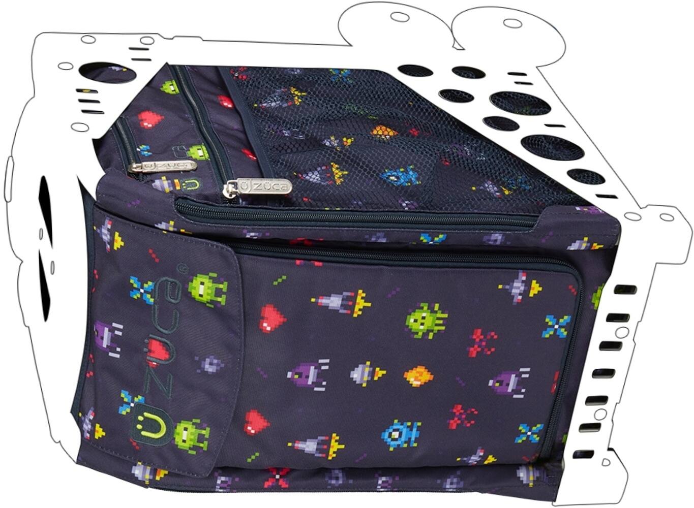 Left. Zuca - Zuca Pixel Play Sport Insert Bag - Two-Tone.