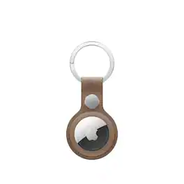 Apple - AirTag FineWoven Key Ring - Taupe